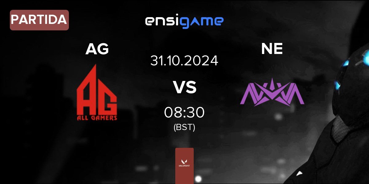 Partida ALL GAMERS AG vs Nova Esports NE | 31.10