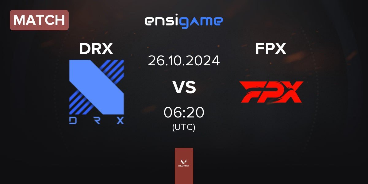 Match DRX vs FunPlus Phoenix FPX | 26.10