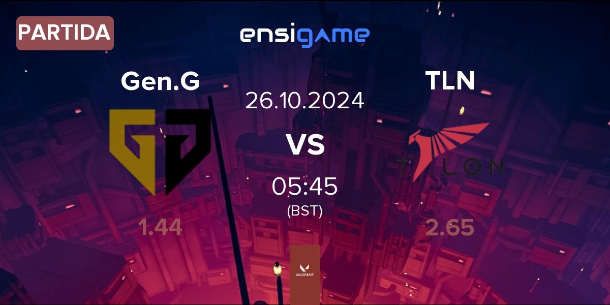 Partida Gen.G Esports Gen.G vs Talon Esports TLN | 26.10