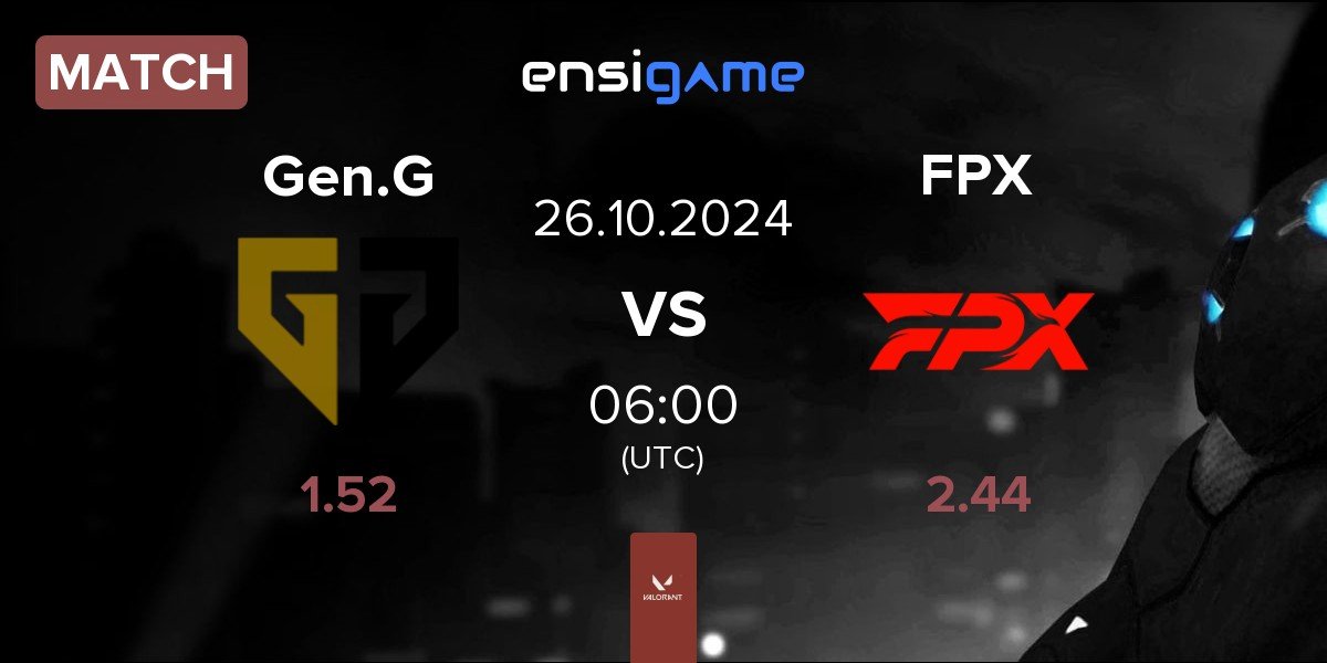 Match Gen.G Esports Gen.G vs FunPlus Phoenix FPX | 26.10