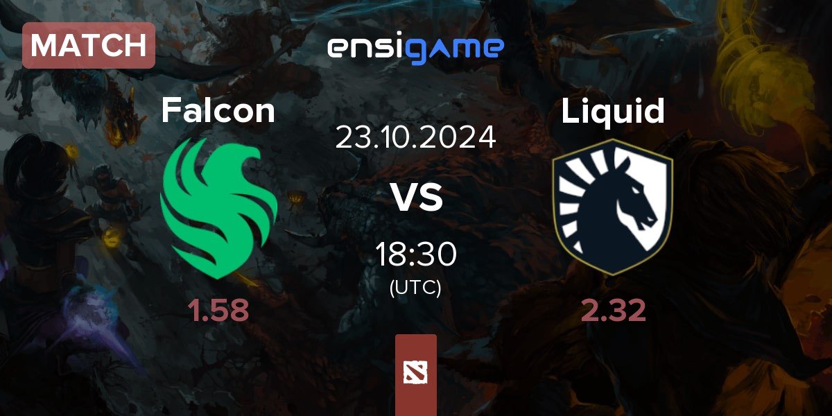 Match Team Falcons Falcon vs Team Liquid Liquid | 23.10