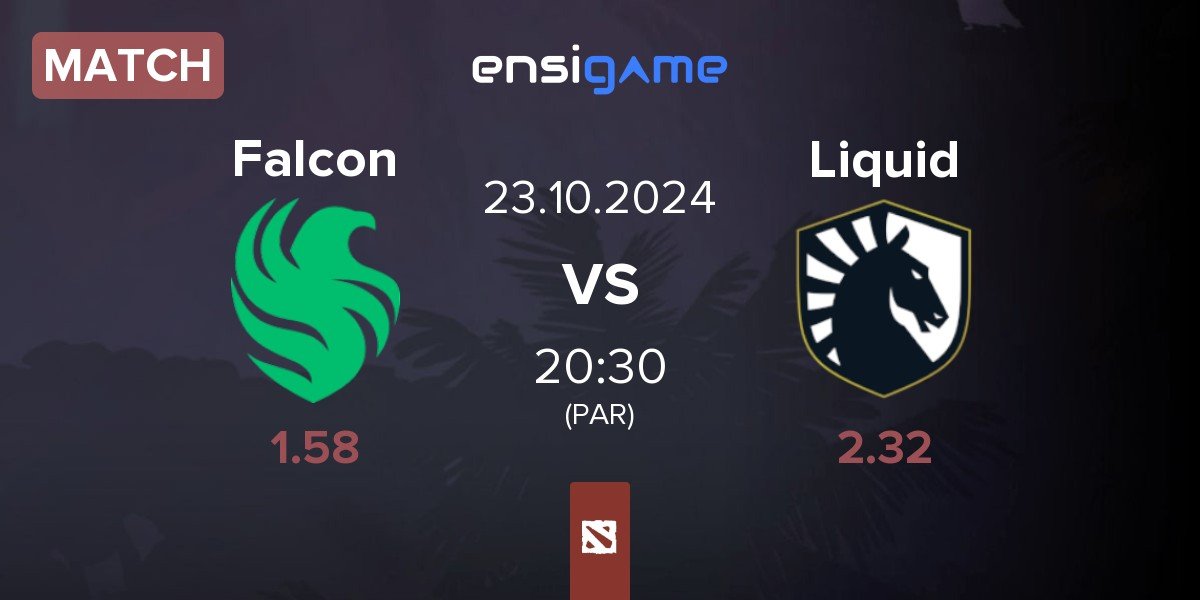 Match Team Falcons Falcon vs Team Liquid Liquid | 23.10