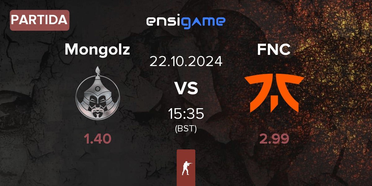 Partida The Mongolz Mongolz vs Fnatic FNC | 22.10