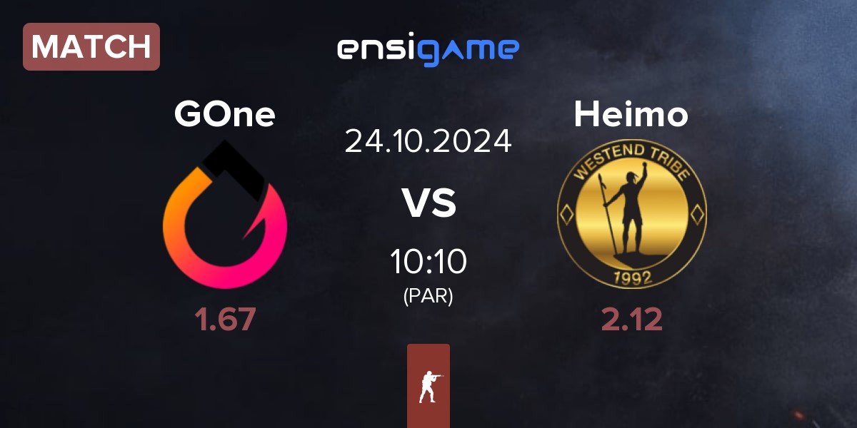 Match GenOne GOne vs Heimo Esports Heimo | 24.10