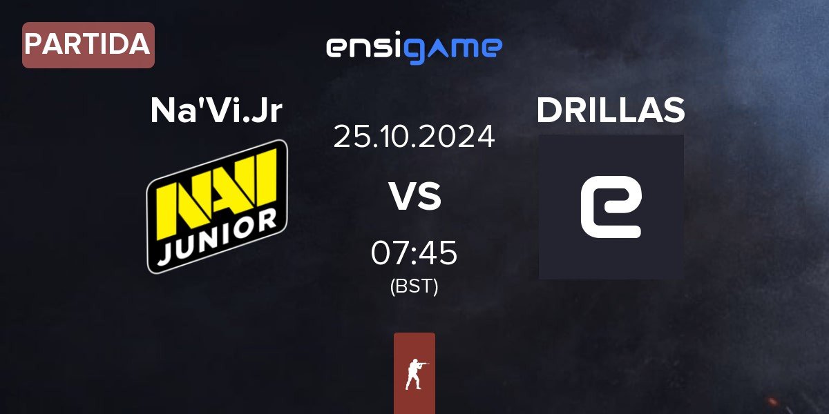 Partida Natus Vincere Junior Na'Vi.Jr vs DRILLAS | 25.10