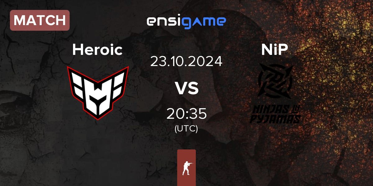 Match Heroic vs Ninjas in Pyjamas NiP | 23.10