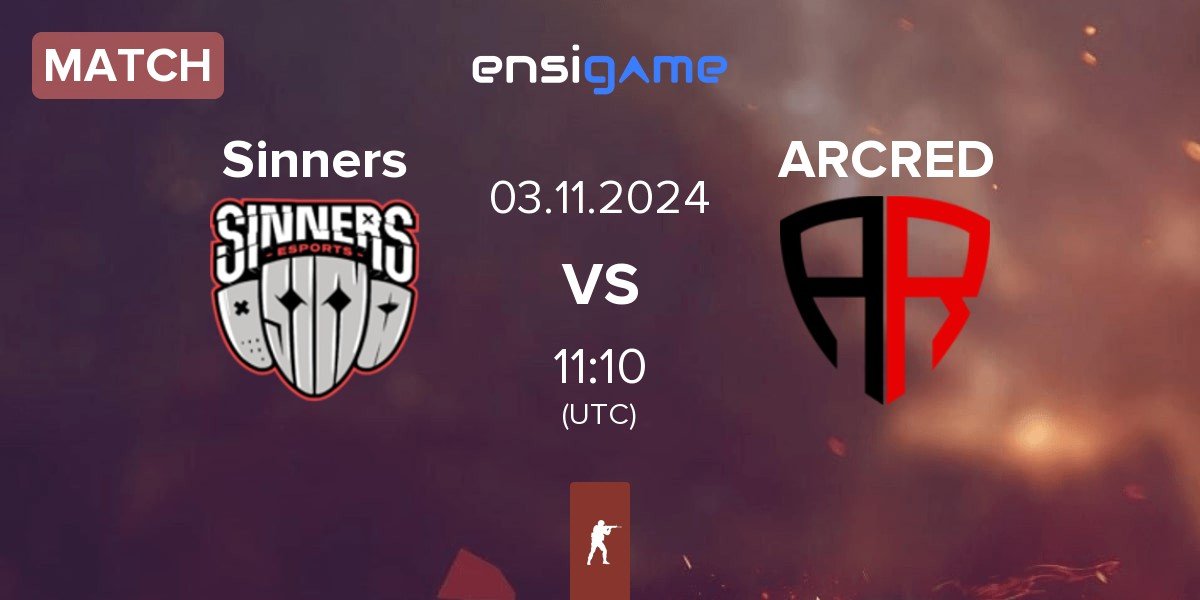 Match Sinners Esports Sinners vs ARCRED | 03.11