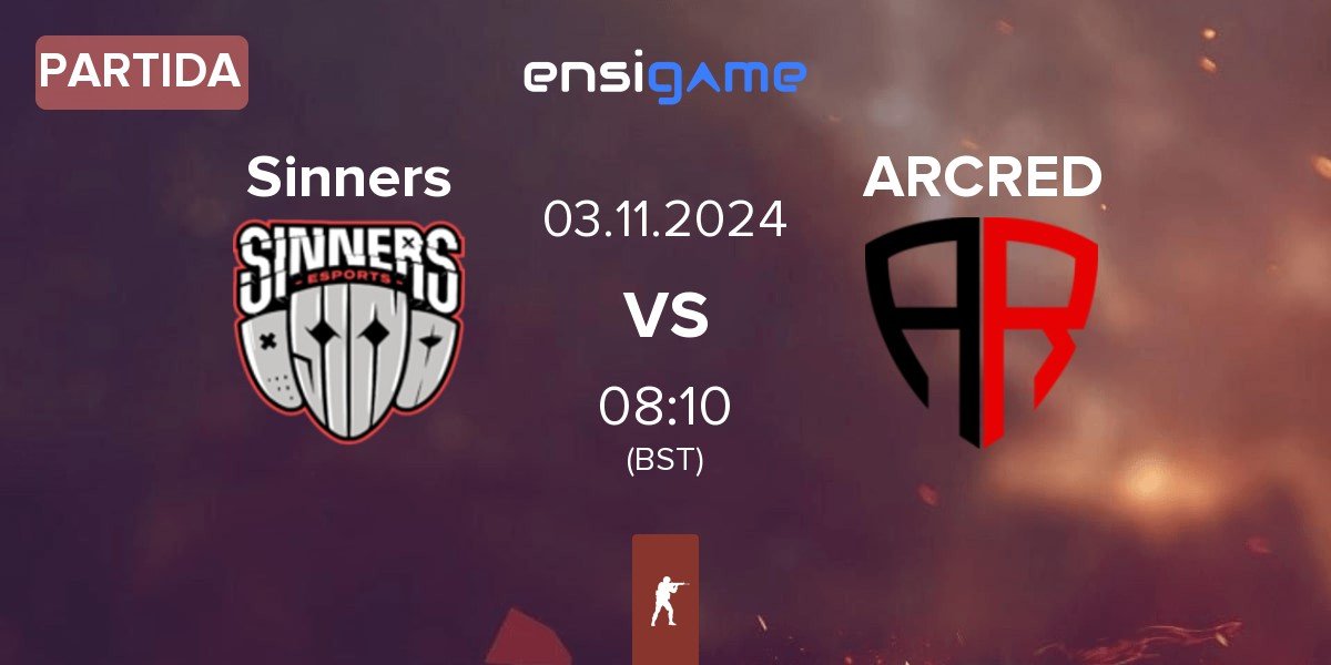 Partida Sinners Esports Sinners vs ARCRED | 03.11