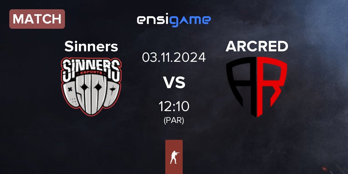 Match Sinners Esports Sinners vs ARCRED | 03.11