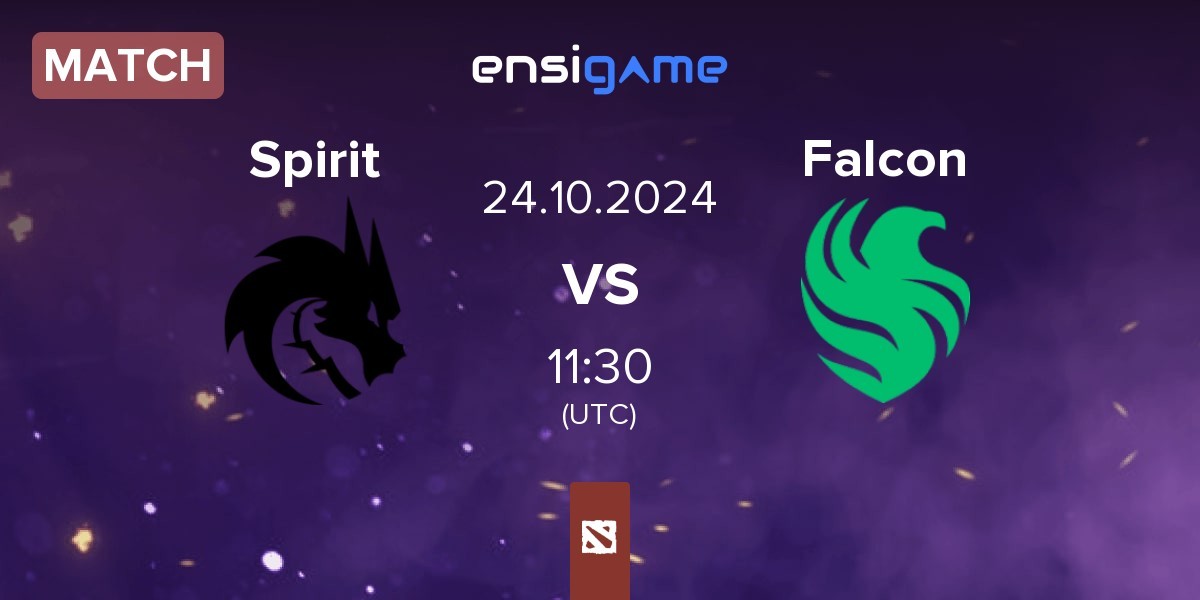 Match Team Spirit Spirit vs Team Falcons Falcon | 24.10