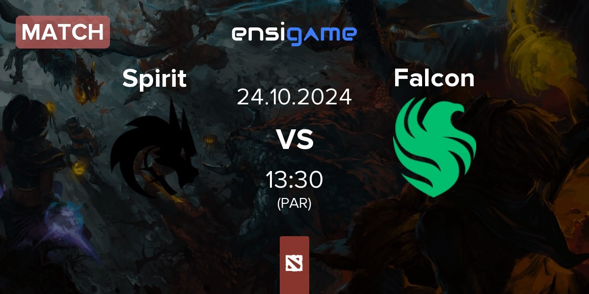 Match Team Spirit Spirit vs Team Falcons Falcon | 24.10