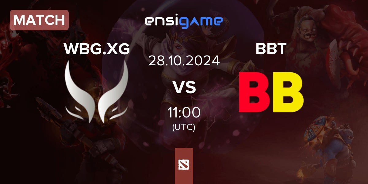 Match Xtreme Gaming WBG.XG vs BetBoom Team BBT | 28.10