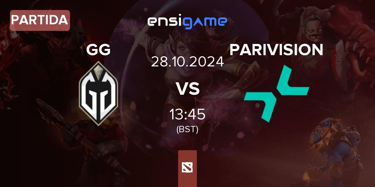 Partida Gaimin Gladiators GG vs PARIVISION | 28.10