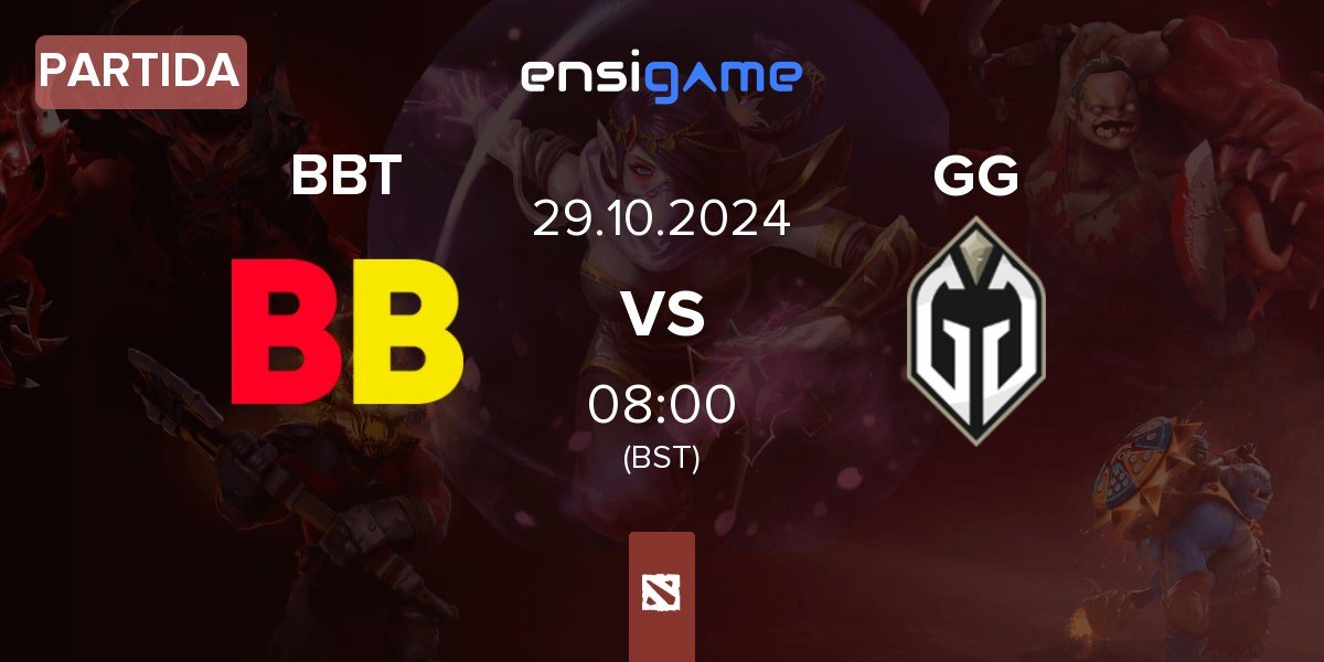 Partida BetBoom Team BBT vs Gaimin Gladiators GG | 29.10