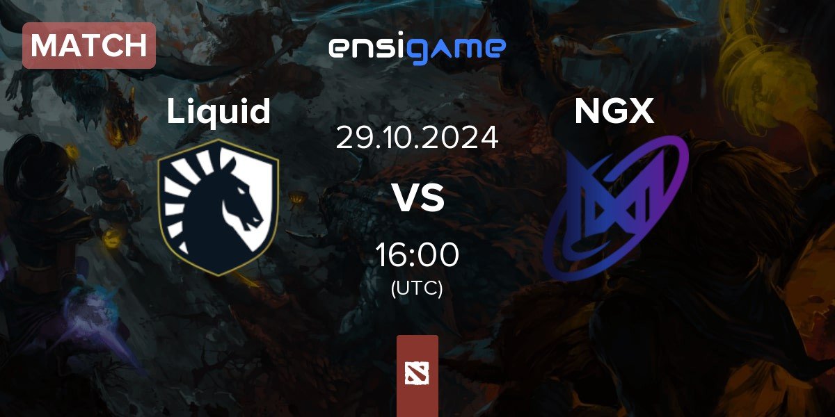 Match Team Liquid Liquid vs Nigma Galaxy NGX | 29.10