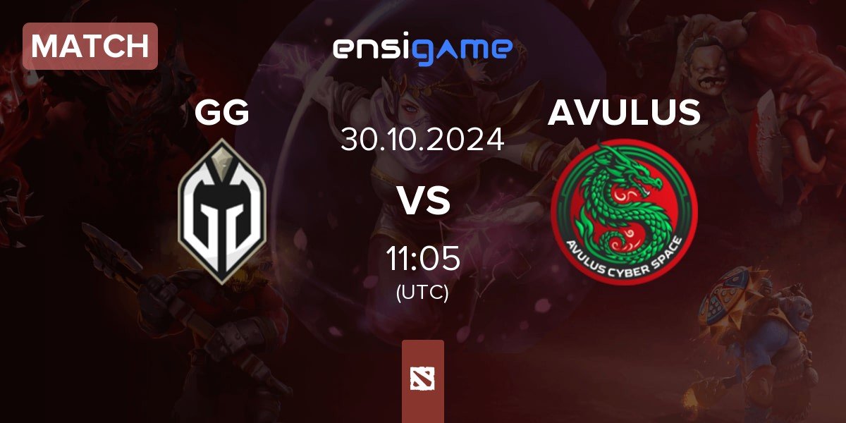 Match Gaimin Gladiators GG vs AVULUS | 30.10