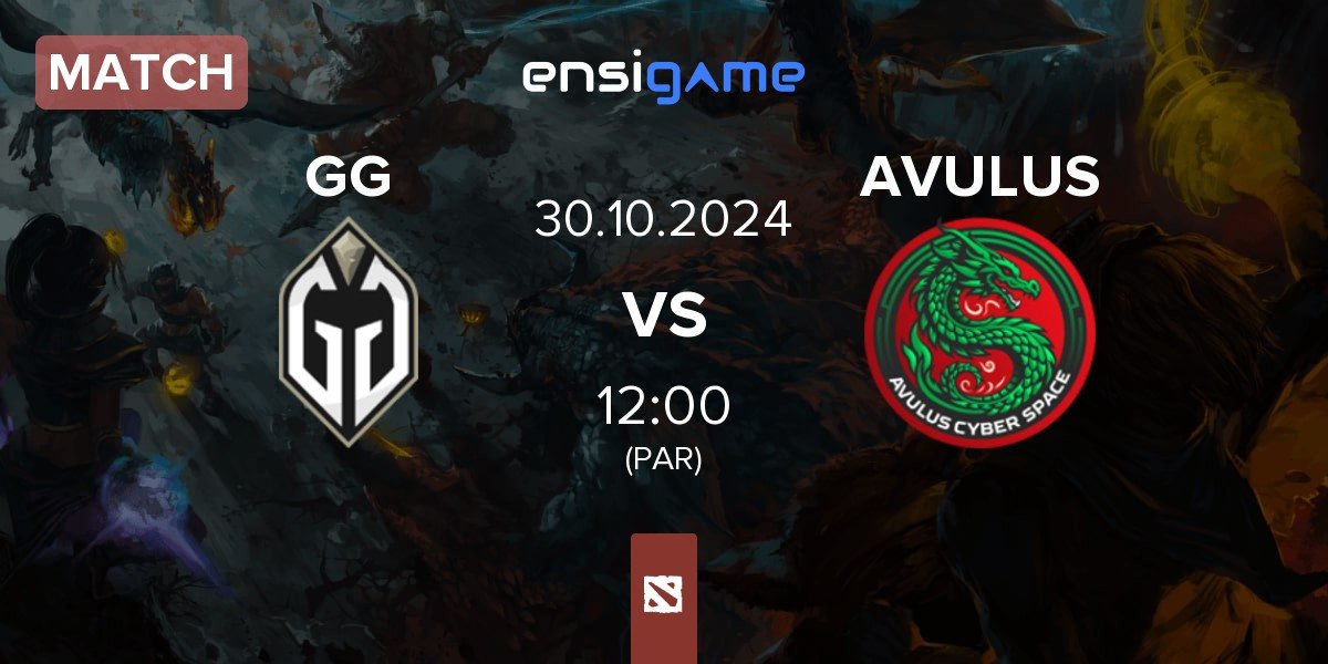 Match Gaimin Gladiators GG vs AVULUS | 30.10