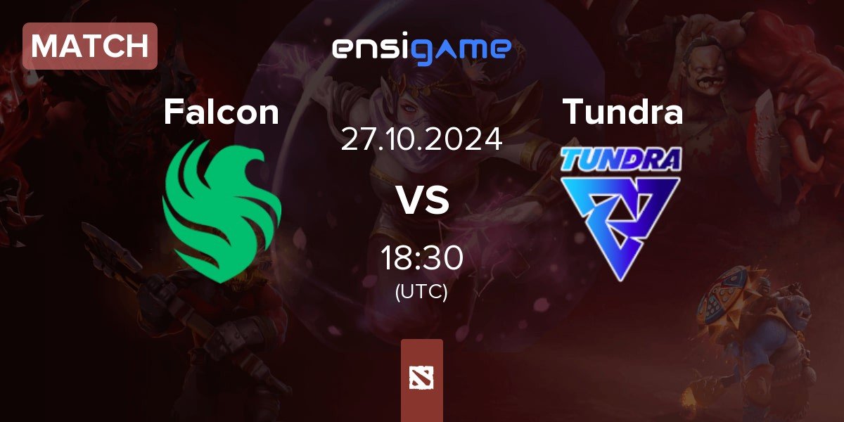 Match Team Falcons Falcon vs Tundra Esports Tundra | 27.10