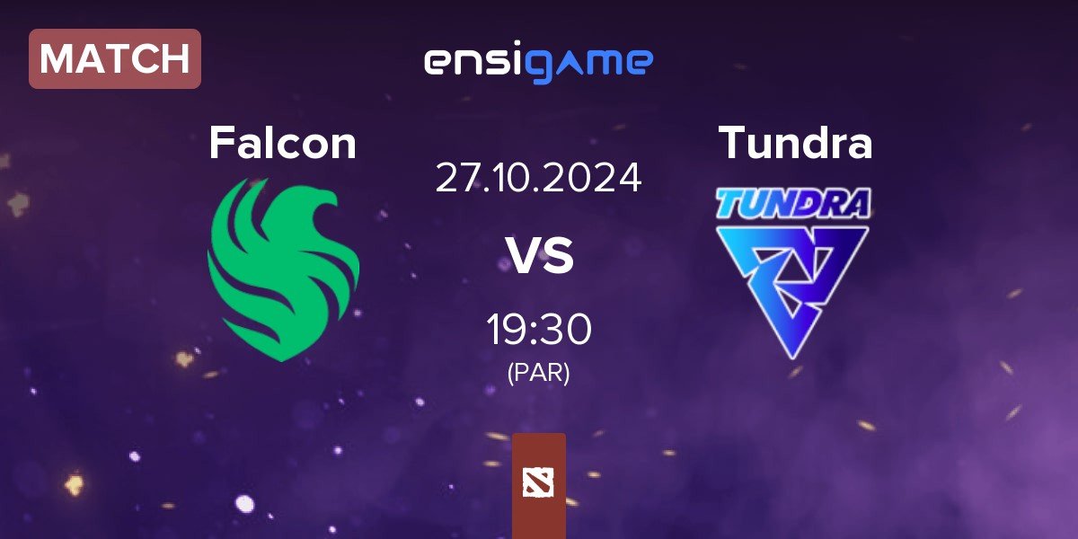 Match Team Falcons Falcon vs Tundra Esports Tundra | 27.10