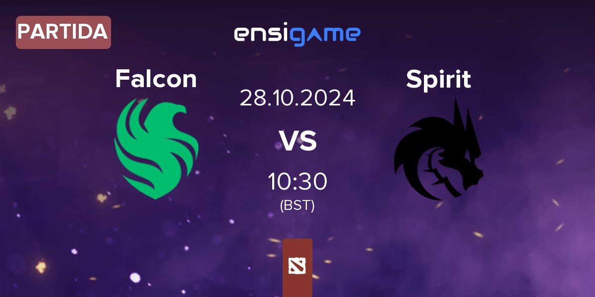 Partida Team Falcons Falcon vs Team Spirit Spirit | 28.10