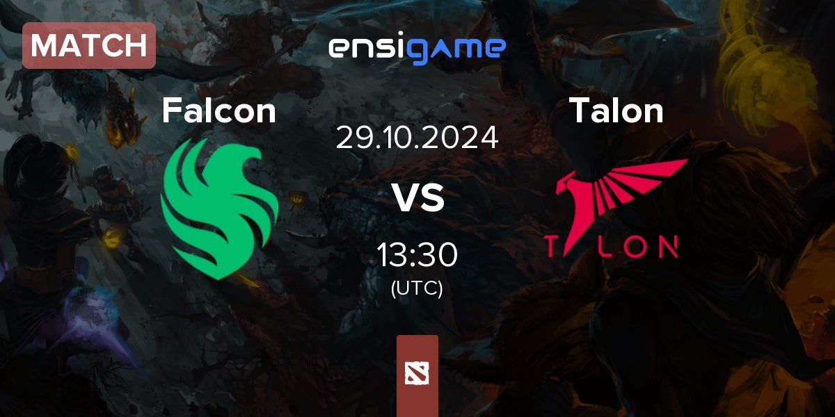 Match Team Falcons Falcon vs Talon Esports Talon | 29.10