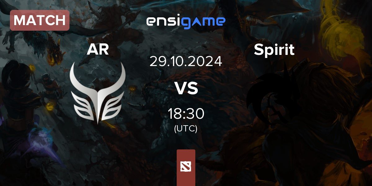 Match Azure Ray AR vs Team Spirit Spirit | 29.10