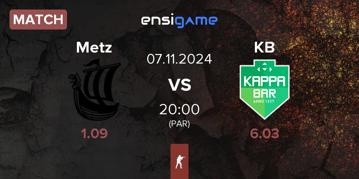 Match Metizport Metz vs Kappa Bar KB | 07.11