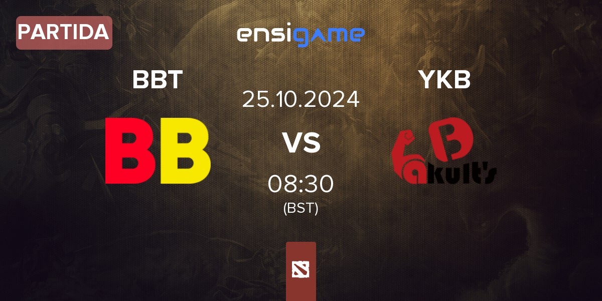 Partida BetBoom Team BBT vs Yakult's Brothers YKB | 25.10