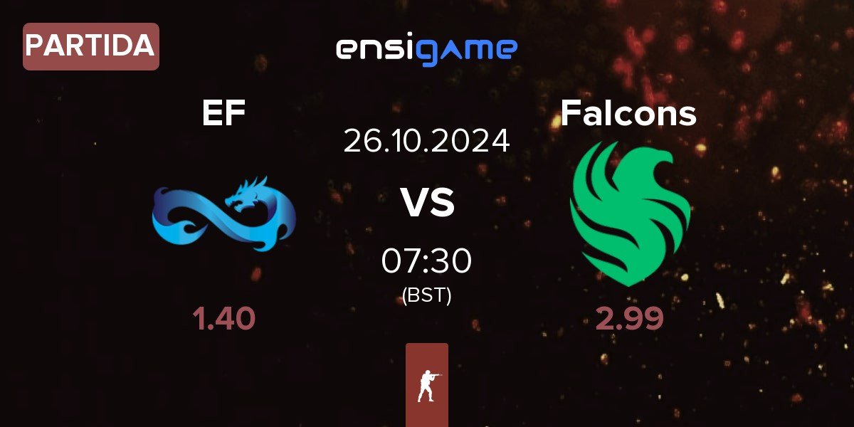 Partida Eternal Fire EF vs Team Falcons Falcons | 26.10