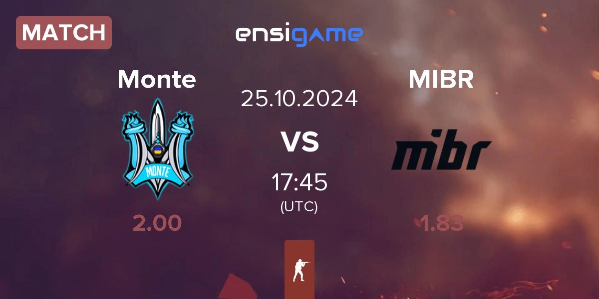 Match Monte vs Made in Brazil MIBR | 25.10