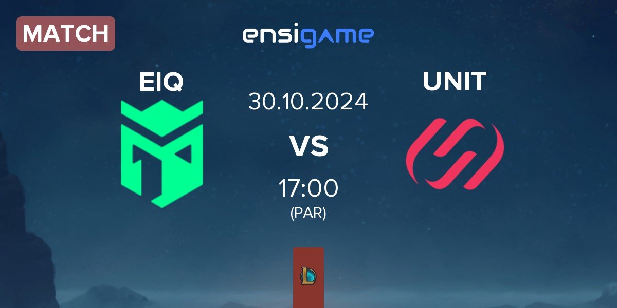 Match Entropiq EIQ vs Team UNiTY UNIT | 30.10