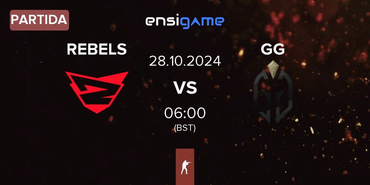 Partida Rebels Gaming REBELS vs Gaimin Gladiators GG | 28.10