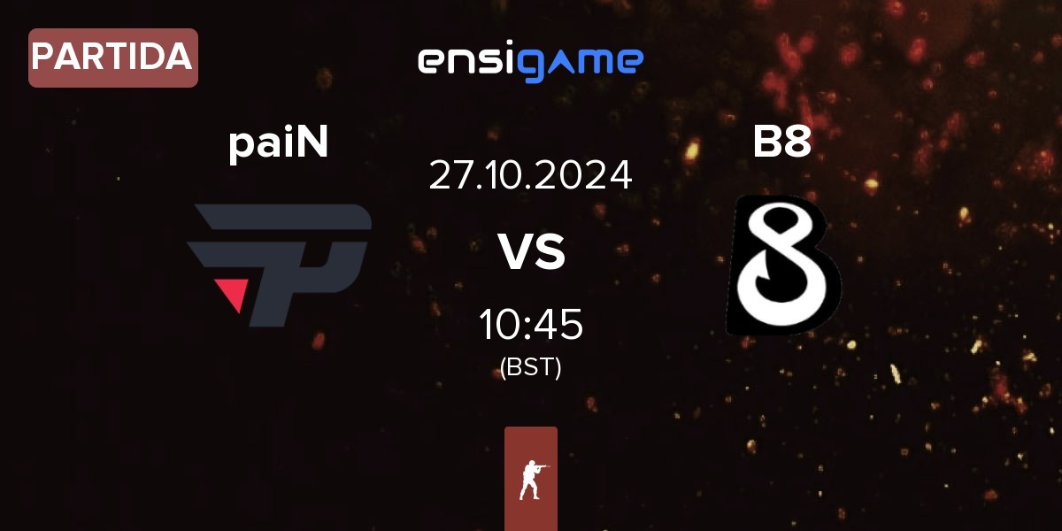 Partida paiN Gaming paiN vs B8 | 27.10