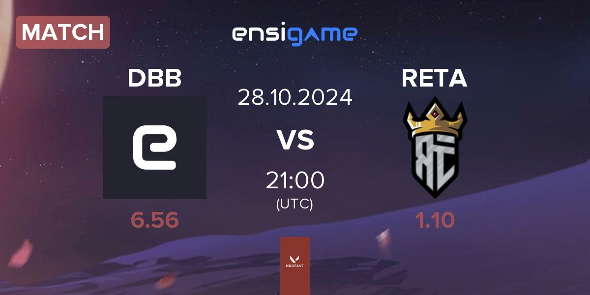 Match Deagle Bull Beats DBB vs Reta Esports RETA | 28.10