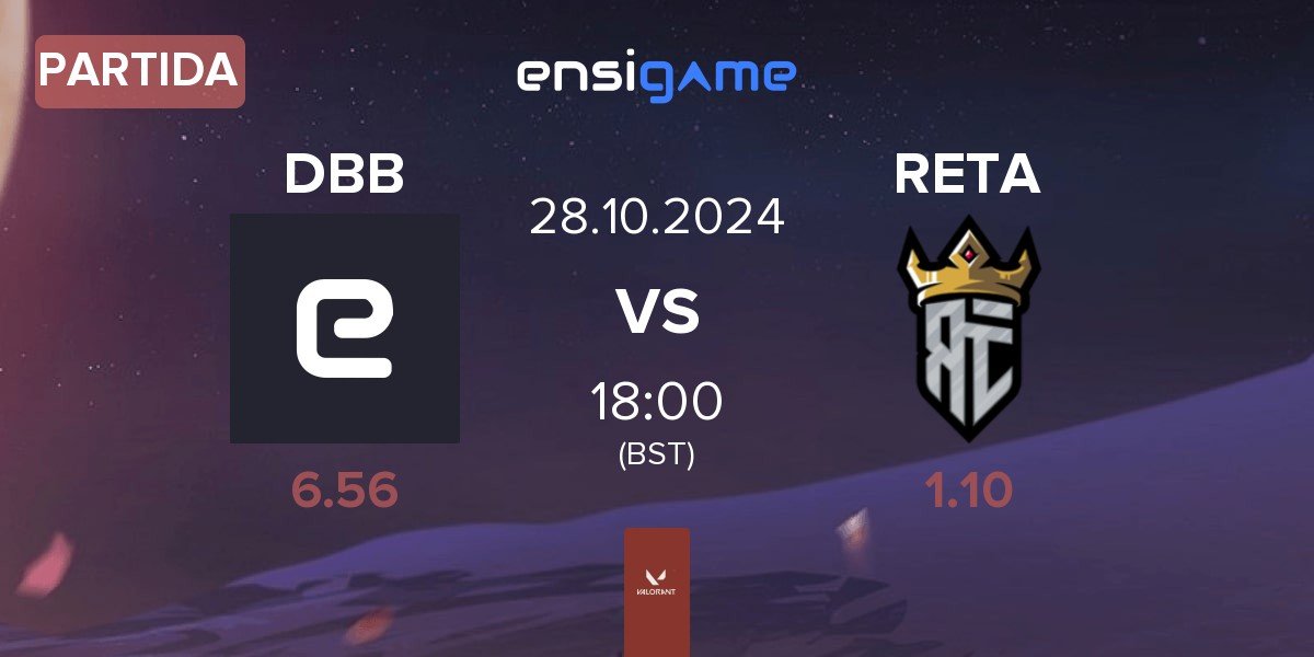 Partida Deagle Bull Beats DBB vs Reta Esports RETA | 28.10