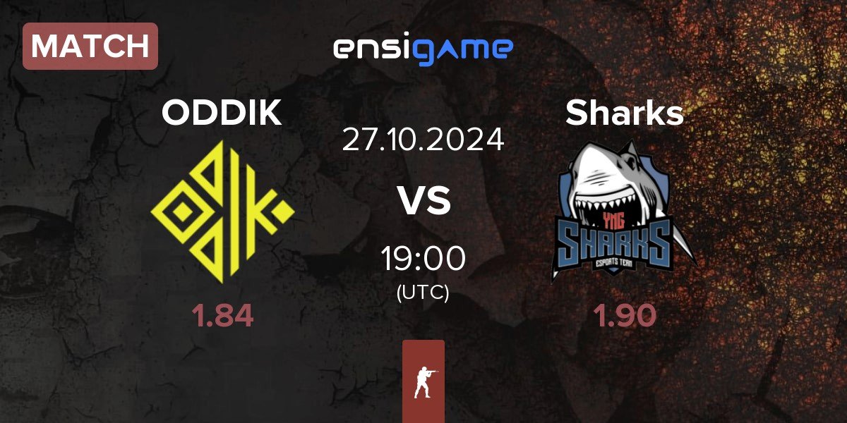 Match ODDIK vs Sharks Esports Sharks | 27.10