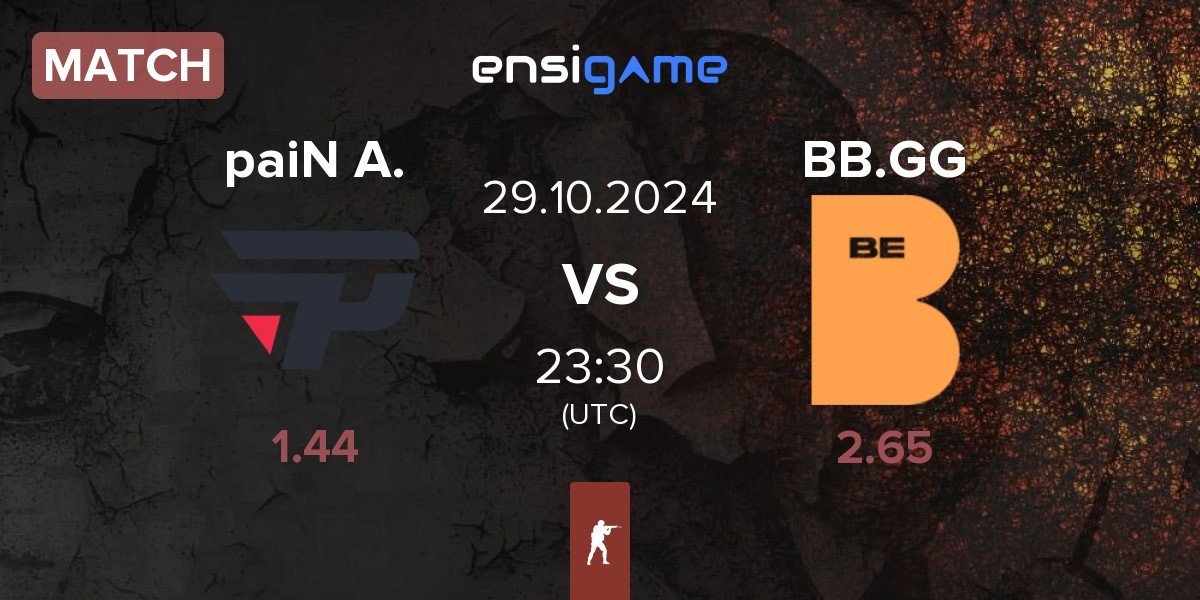 Match paiN Academy paiN A. vs BeBold.gg BB.GG | 29.10