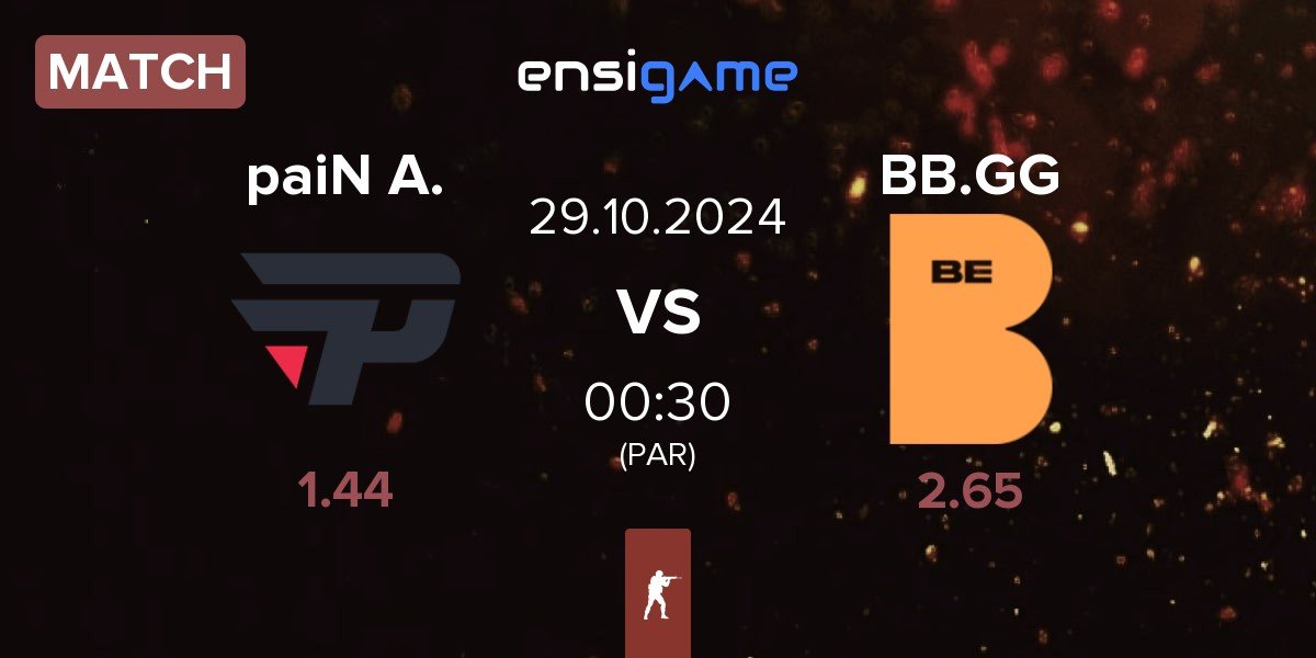 Match paiN Academy paiN A. vs BeBold.gg BB.GG | 29.10