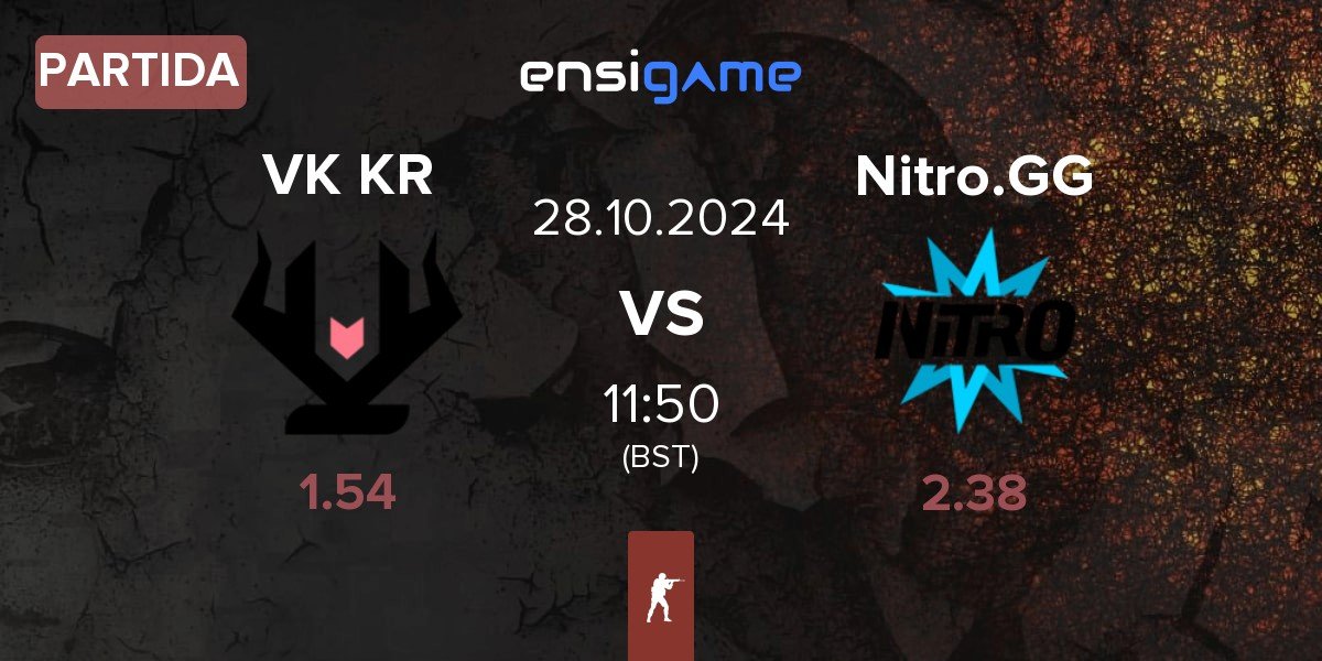 Partida Vikings KR VK KR vs Nitro.GG | 28.10