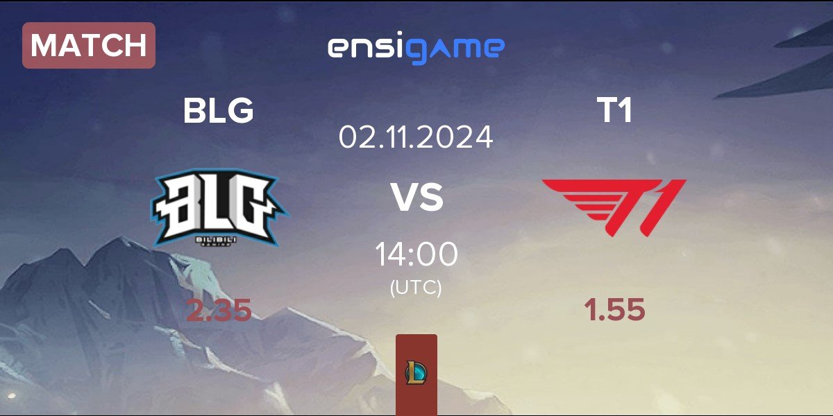 Match Bilibili Gaming BLG vs T1 | 02.11