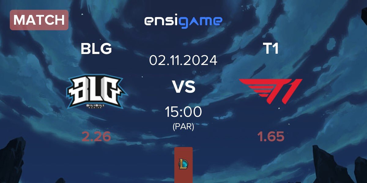 Match Bilibili Gaming BLG vs T1 | 02.11