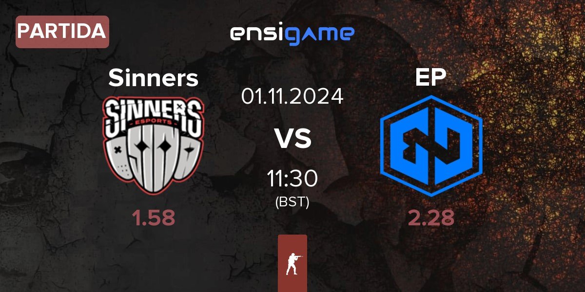 Partida Sinners Esports Sinners vs Endpoint EP | 01.11