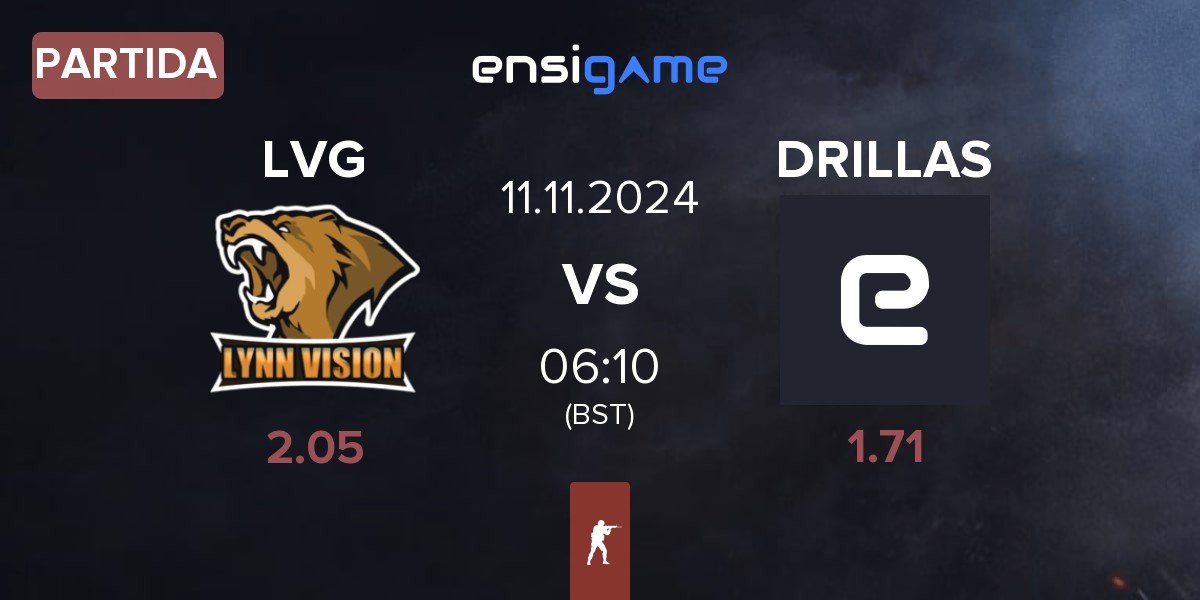 Partida Lynn Vision Gaming LVG vs DRILLAS | 11.11