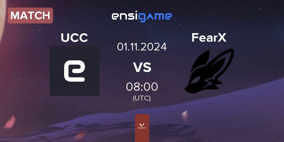 Match URACHACHA UCC vs FearX | 01.11