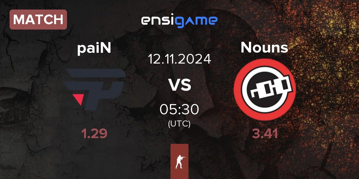 Match paiN Gaming paiN vs Nouns Esports Nouns | 12.11