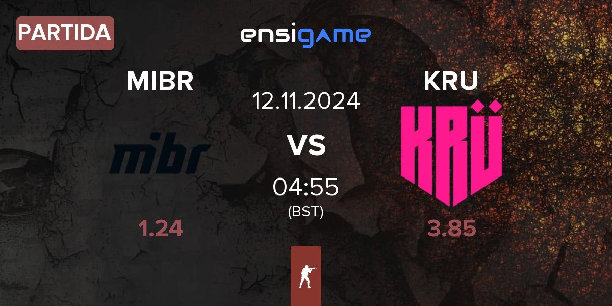 Partida Made in Brazil MIBR vs KRU Esport KRU | 12.11