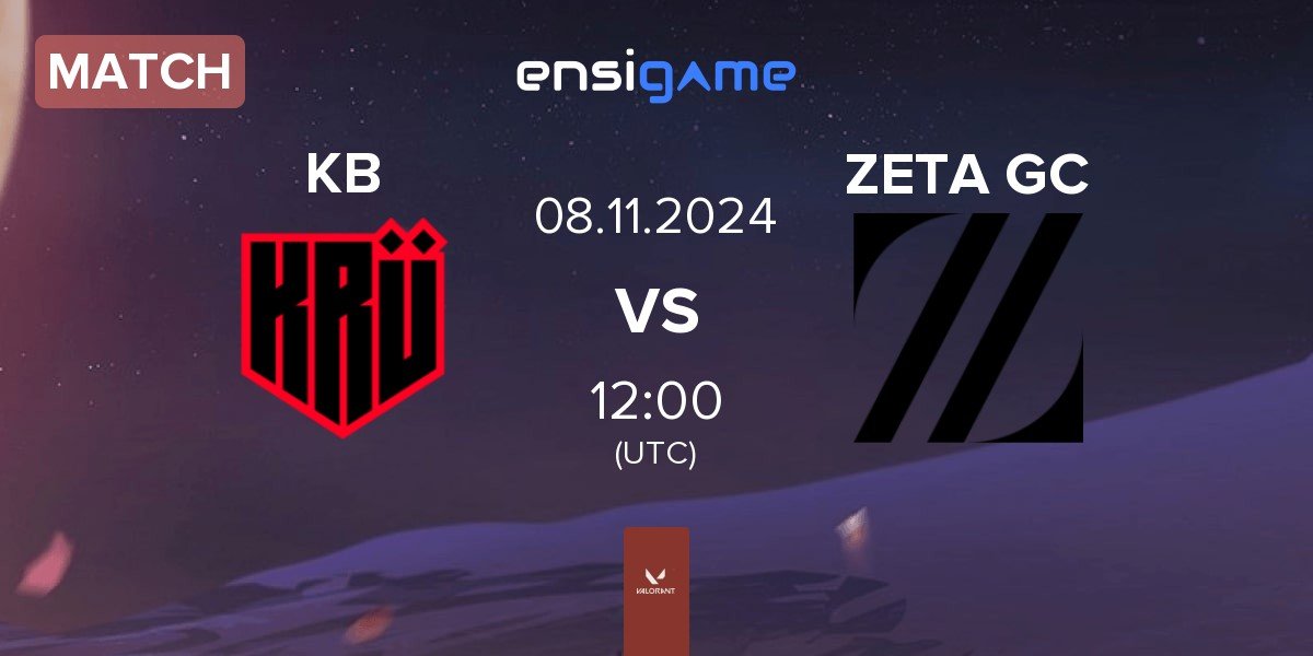 Match KRÜ Blaze KB vs ZETA DIVISION GC ZETA GC | 08.11