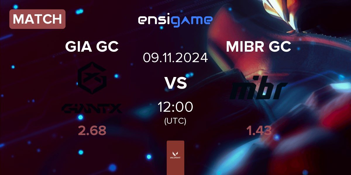 Match GIANTX GC GIA GC vs Made in Brazil GC MIBR GC | 09.11