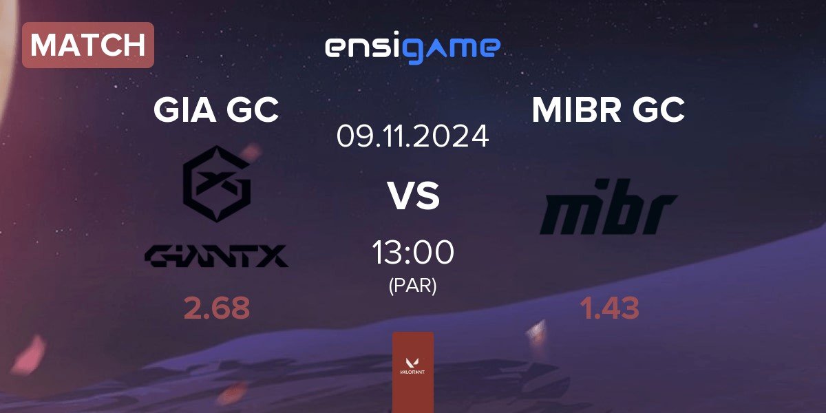 Match GIANTX GC GIA GC vs Made in Brazil GC MIBR GC | 09.11