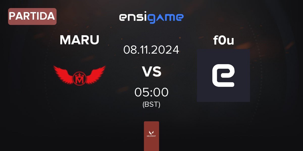 Partida Maru Gaming MARU vs FOU Clan f0u | 08.11